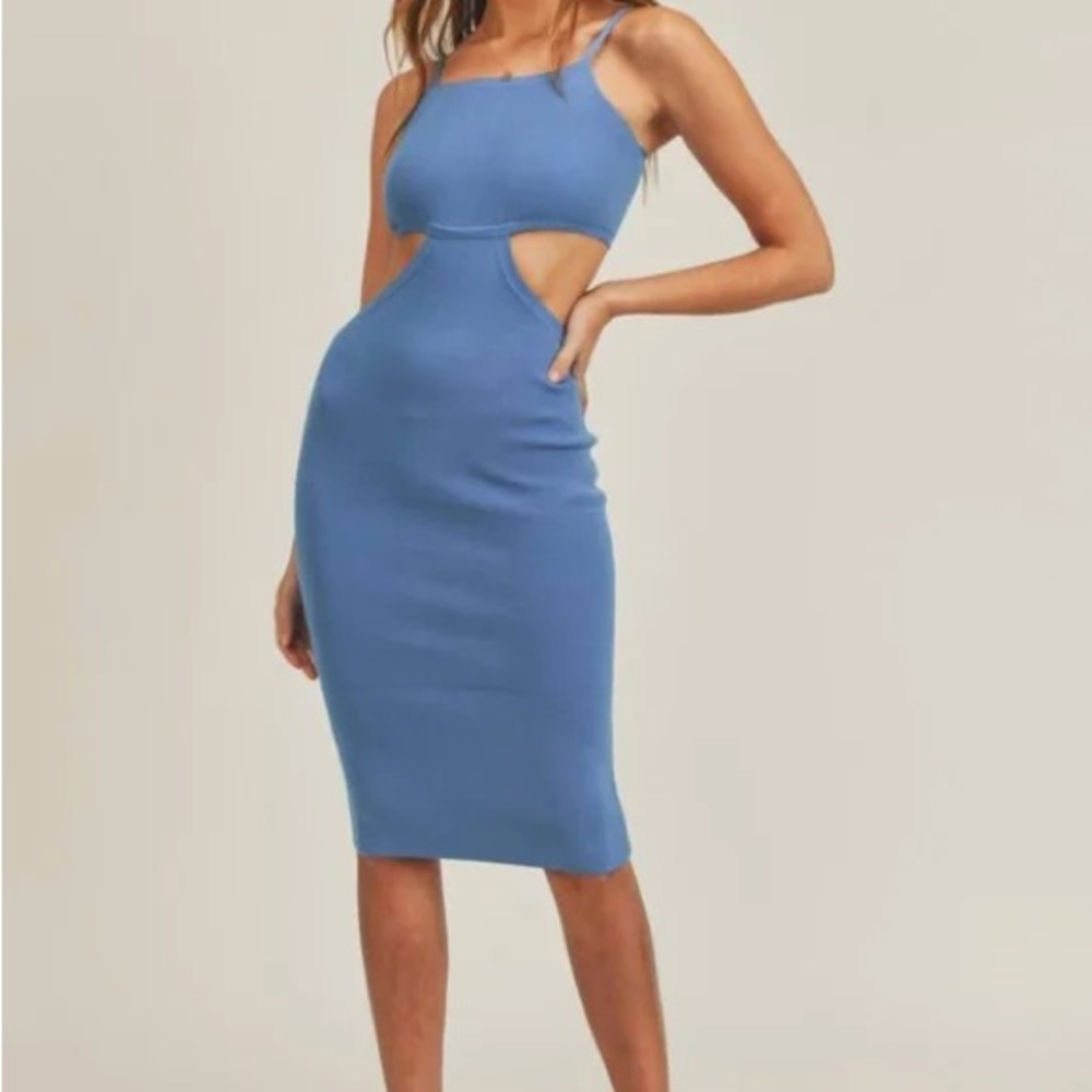 Cutout Blue dress